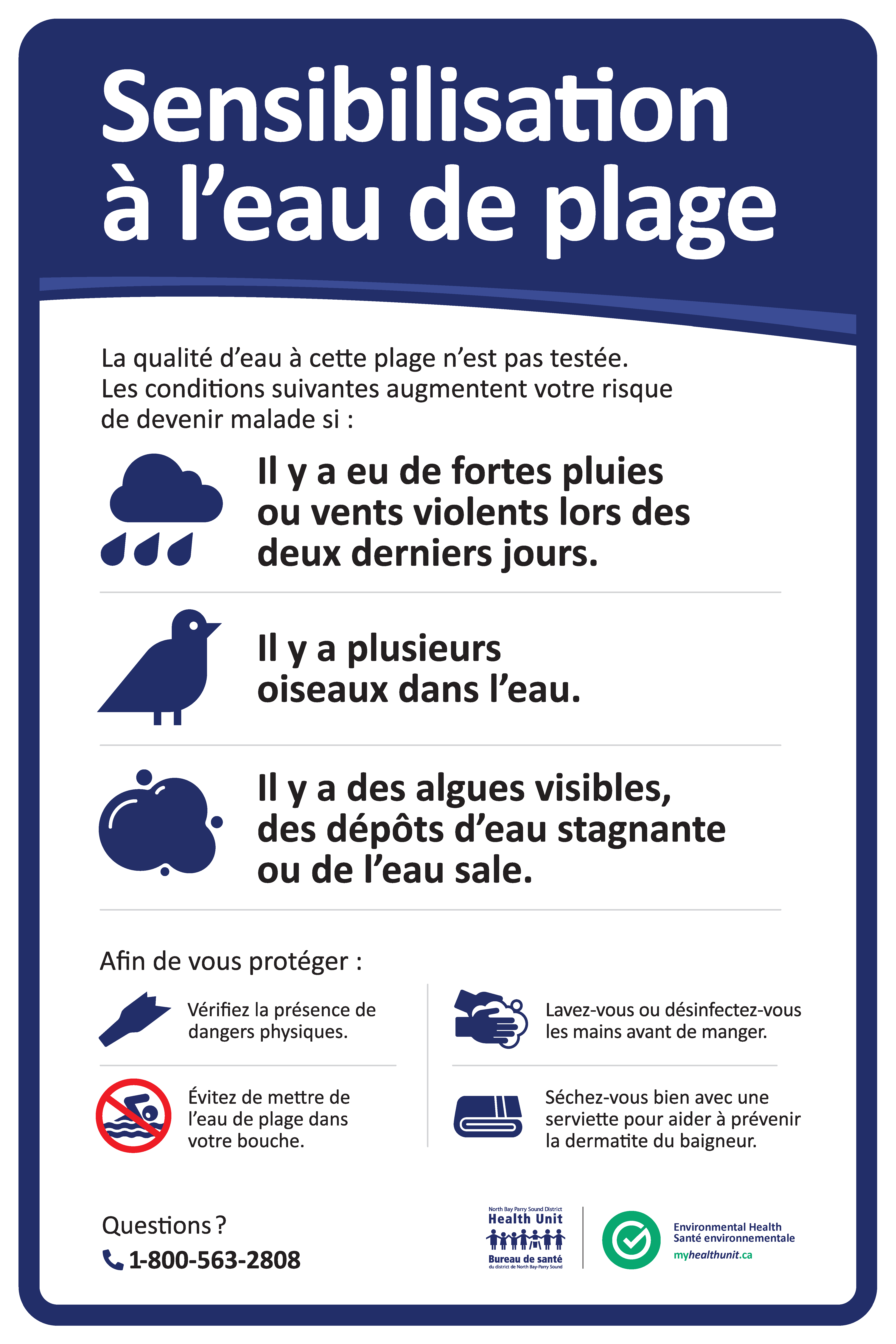 Beach Sign FRENCH