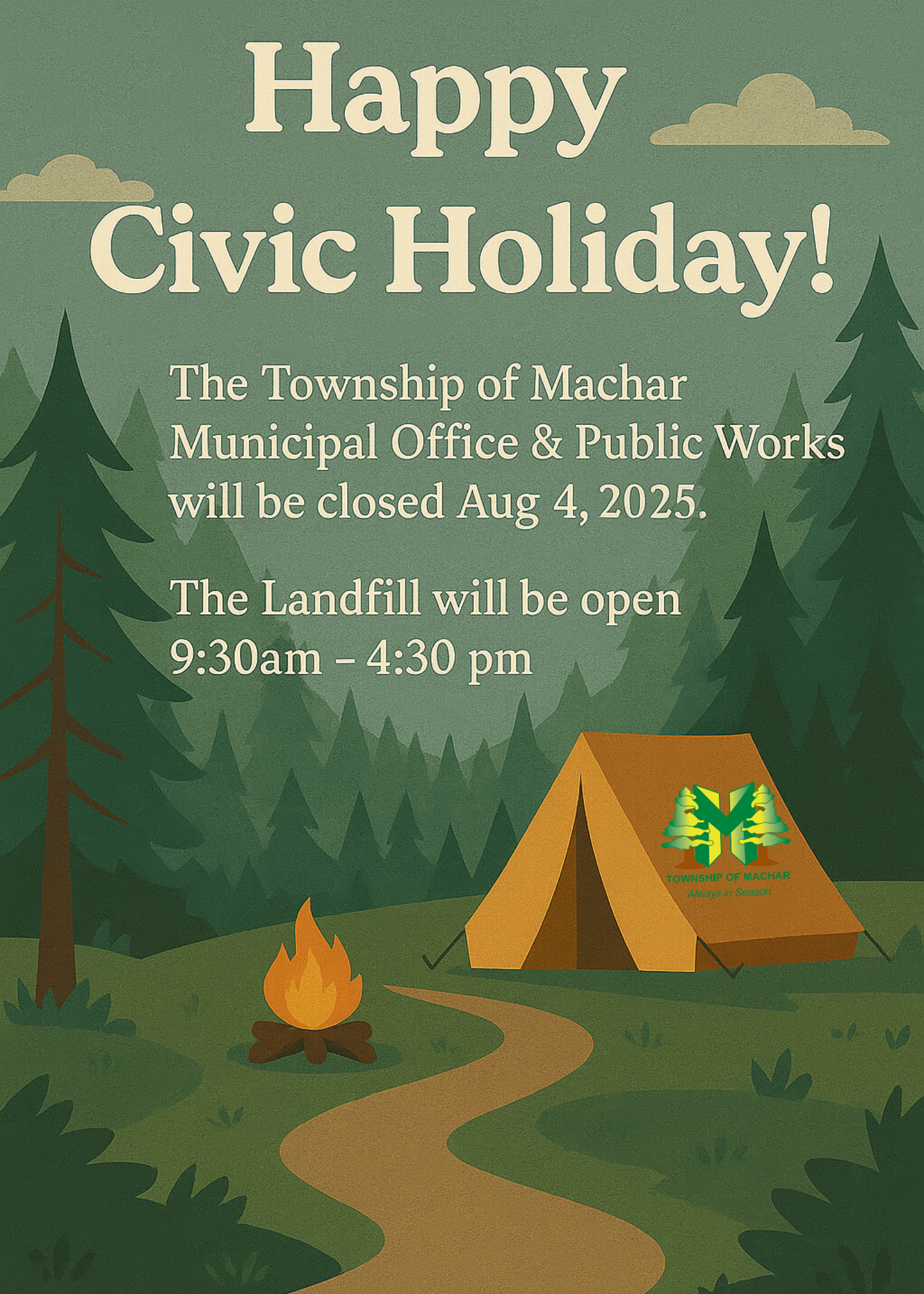 Office Closed Aug 4 2025 for Civic Holiday
